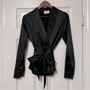 Modern Citizen Silky tuxedo inspired blazer